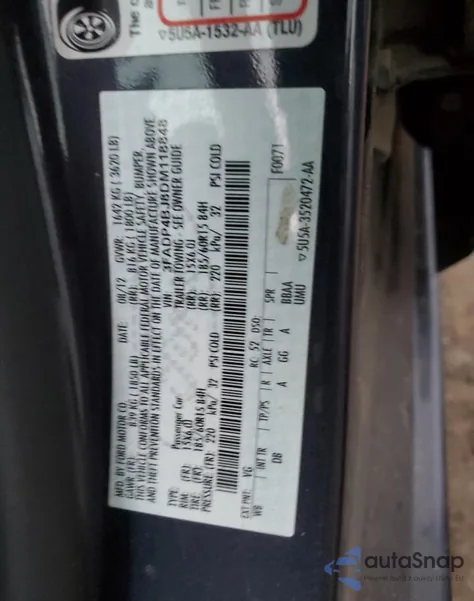 2013 Ford Fiesta Se из США, поврежденный, VIN 3FADP4BJ8DM118848